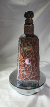 Load image into Gallery viewer, Mosaic Burgundy Bottle with lots of color Beautiful in your Home or bar W222
