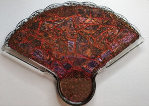 Mosaic  Fan Trivet for Bedroom or Kitchen Handmade  TR114
