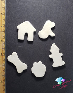 Bisqueware Doggy Items Handmade Tiles  B129