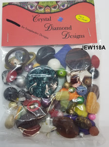 Mixed Bag of  Beads Assorted J118