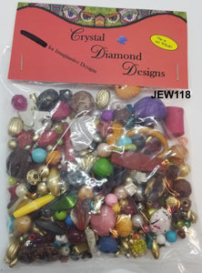 Mixed Bag of  Beads Assorted J118