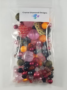 Dragon Fire Assorted beads Mixed JG10