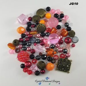 Dragon Fire Assorted beads Mixed JG10