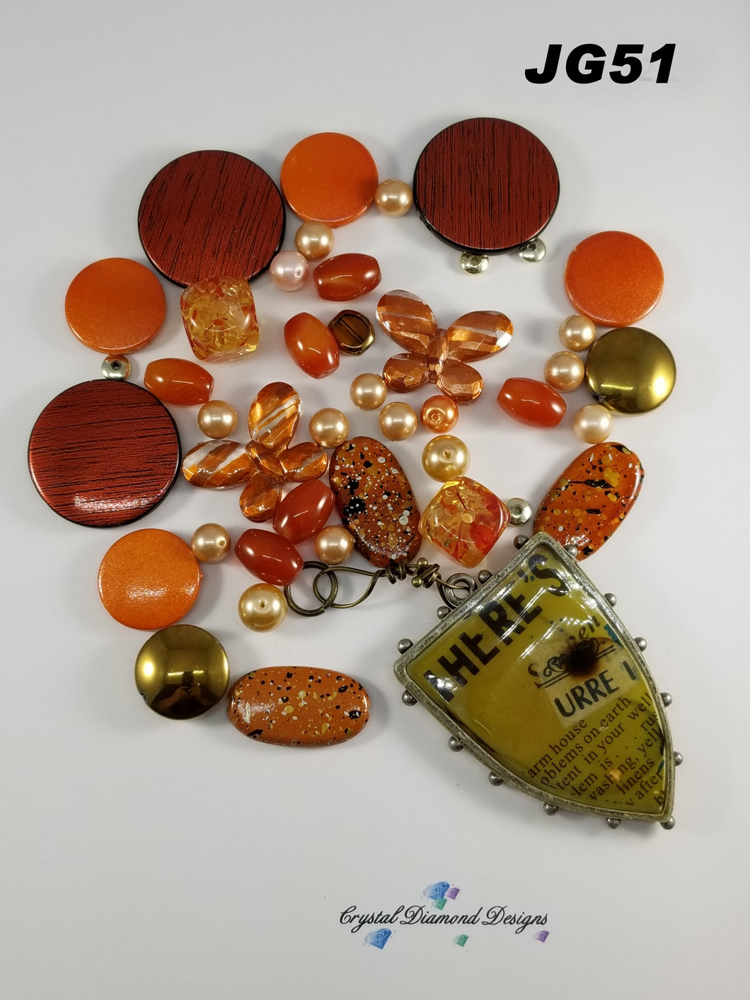 Here's Rustie Mixed Assorted beads Mixe  JG51