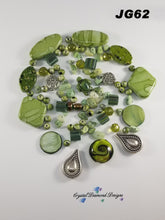Load image into Gallery viewer, Summer Green Mixed Assorted beads Mixed JG62
