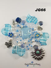 Load image into Gallery viewer, Blue Skies Mixed Assorted beads Mixed  JG66
