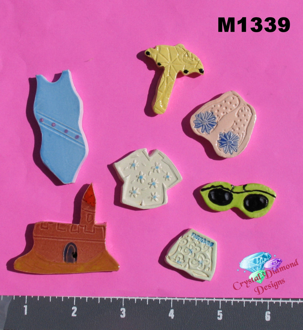 Beach - Handmade Ceramic Tiles M1339