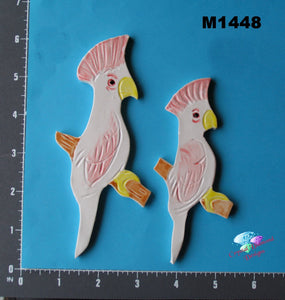 2 Birds  -  Handmade Ceramic Tiles M1448