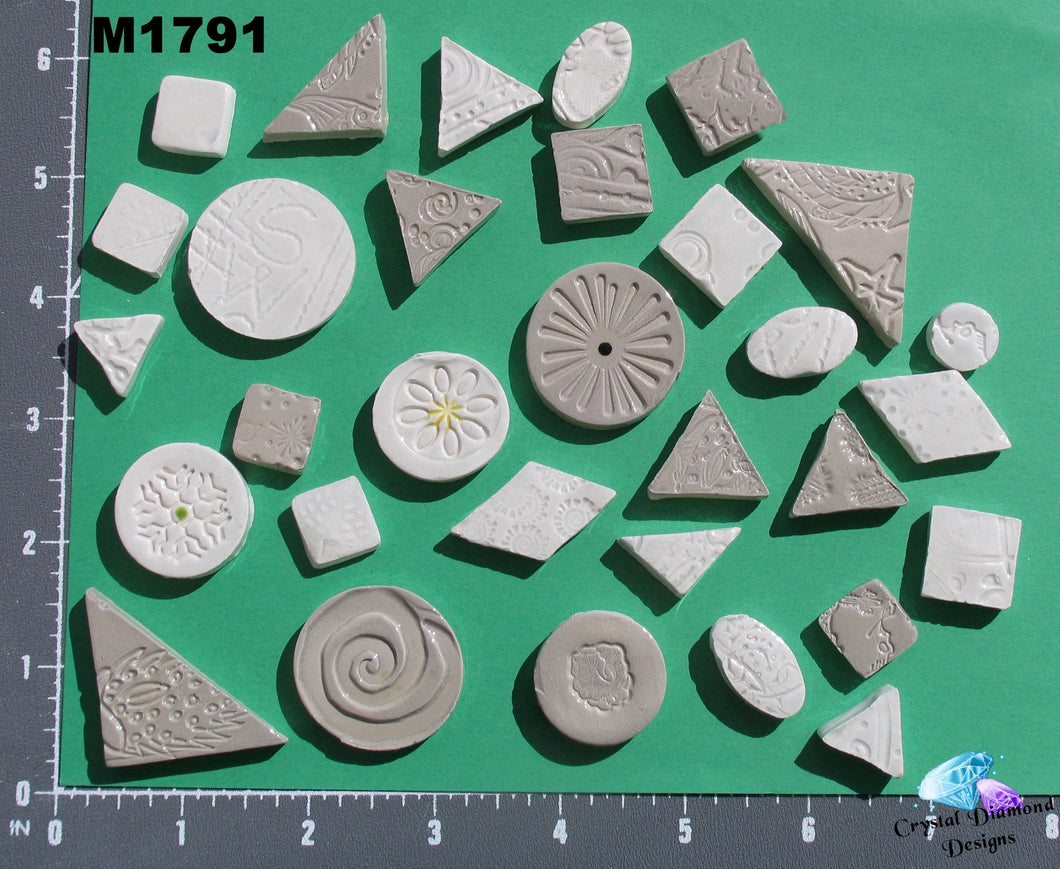 Do - Dads, Filler -  Handmade Ceramic Tiles M1791