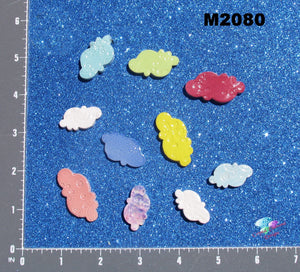 Coloered Clouds- Handmade Ceramic Glazed Tiles M2080