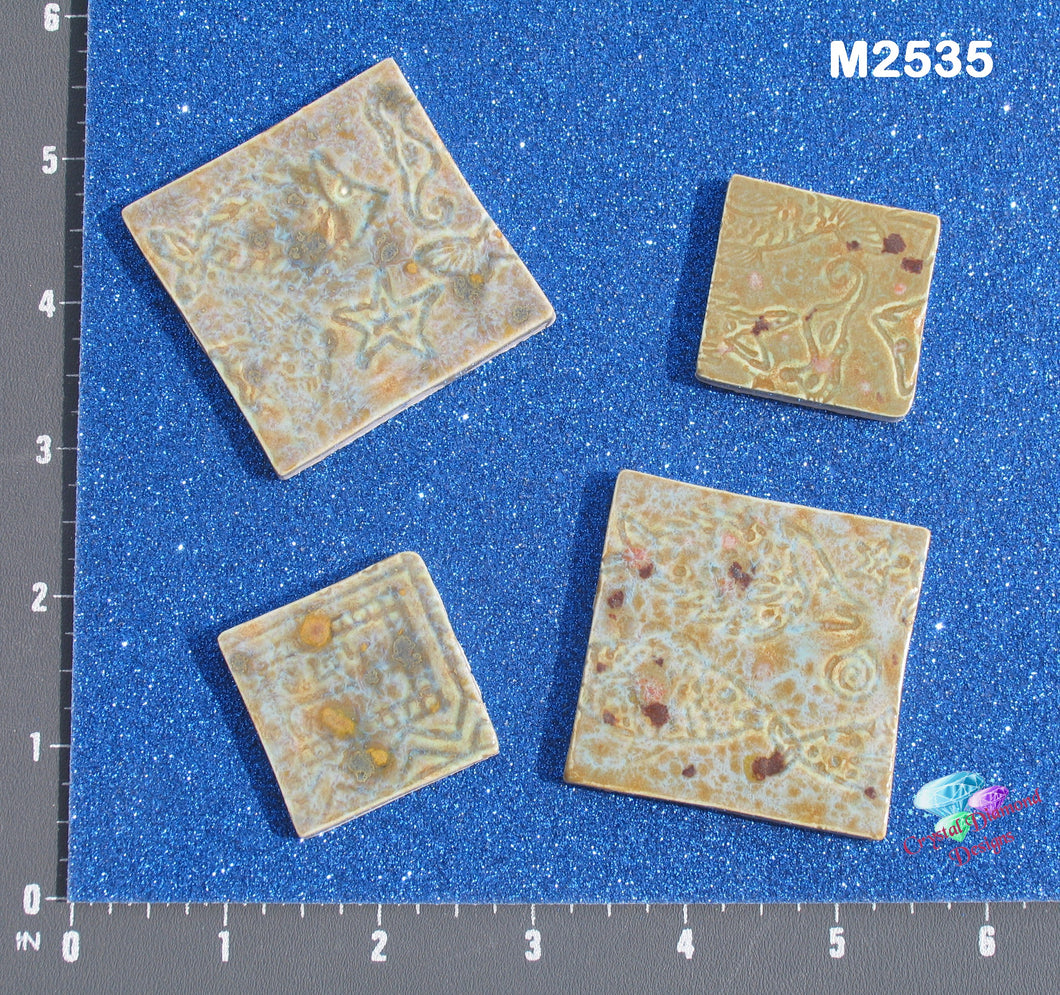 Square, Fill in Tiles  - Handmade Ceramic Tiles M2535