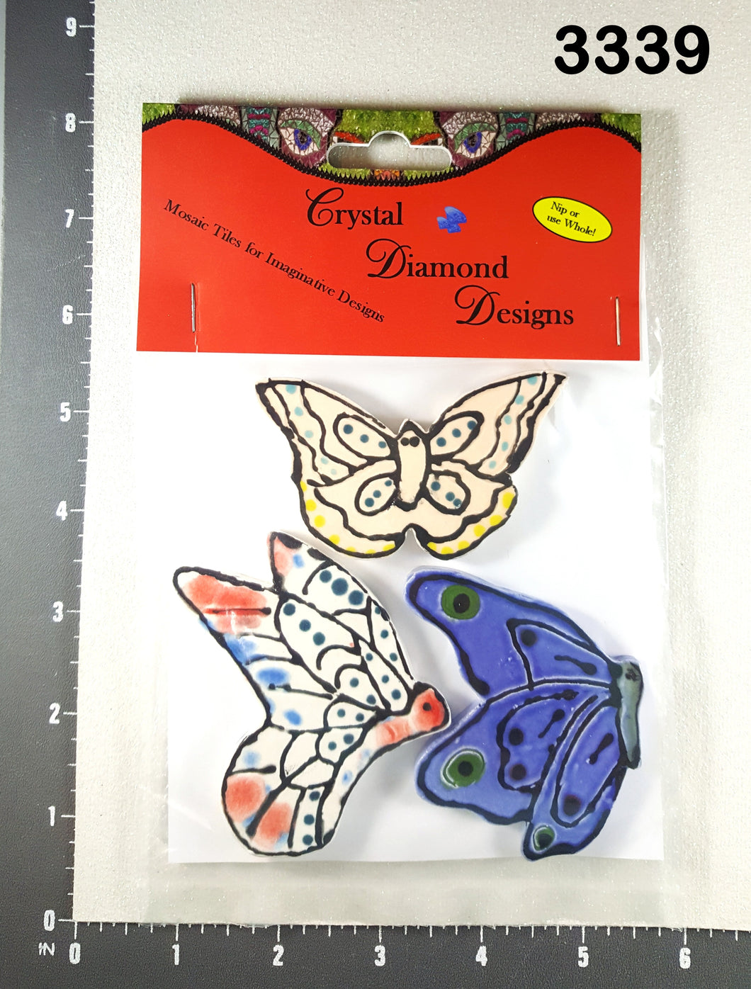 Butterflies - Hand Paint Handmade Tiles M3339