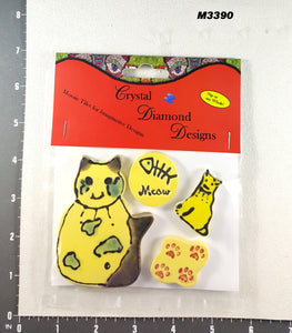 Cats  -  Handmade Ceramic Tiles  M3390