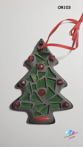 Christmas Ornaments - Green Tree -OR103
