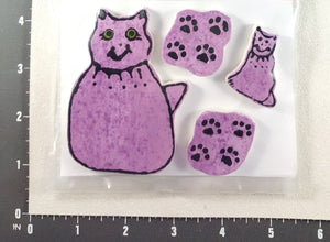 Cats  -  Handmade Ceramic Tiles M3390A