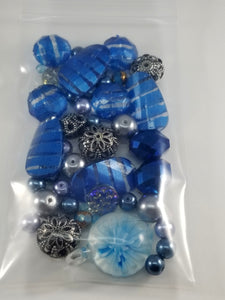 Midnight Skies   _ Assorted beads Mixed  JG69