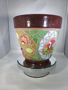 Flower Pot Planter Handmade Mosaic Planter F255