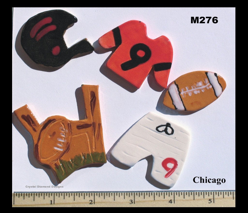 Cincinnati Bengals  Football- Tiles Handmade, Ceramic  M276