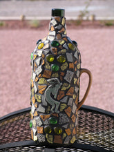 Load image into Gallery viewer, Handmade Mosaic Wine Bottle W200
