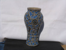 Load image into Gallery viewer, N.W.S.E. with wings Glass Mosaic Vase,Handmade VA104
