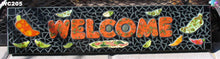 Load image into Gallery viewer, HOT Peppers Welcome Mosaic Handmade House Sign - WC205
