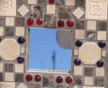 Load image into Gallery viewer, Beautiful Brown Handmade Mosaic Wall Mirror MR100
