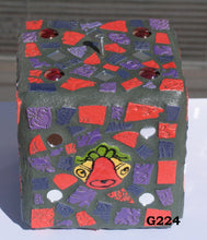 Load image into Gallery viewer, Christmas Mosaic Handmade Gazing Ball G224
