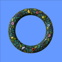 Load image into Gallery viewer, Wreath Mosaic Handmade WRE100
