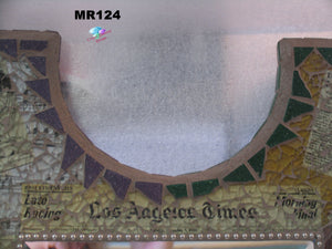 LA New Story Mosaic Wall Mirror, Handmade  MR124